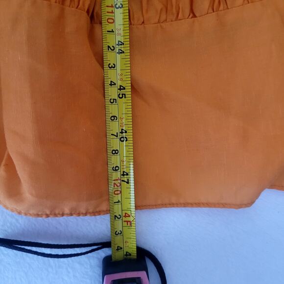 Dissh Amma‎ Marigold Tie Midi Dress Linen Tencel Blend Sustainable US 10 / AU 14 - Picture 8 of 8